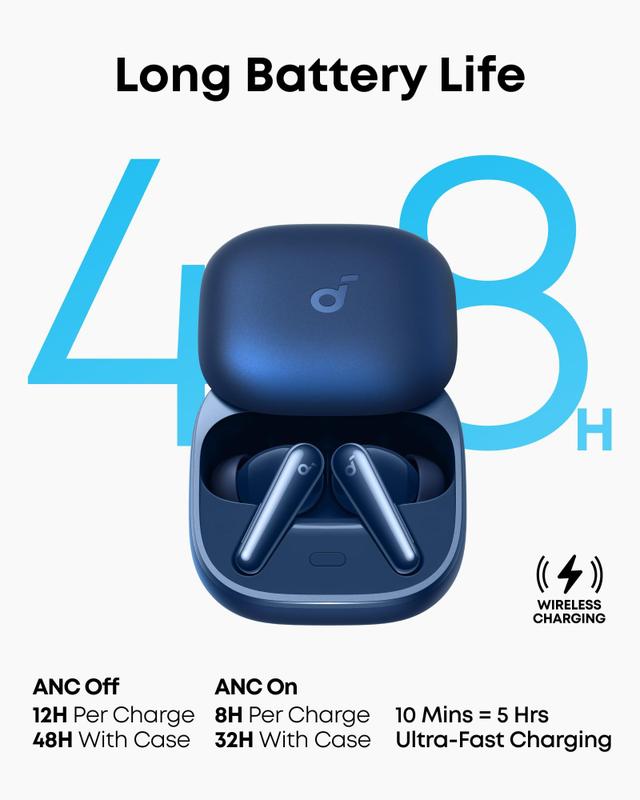 Fones de ouvido sem fio Soundcore Liberty 5 da Anker com